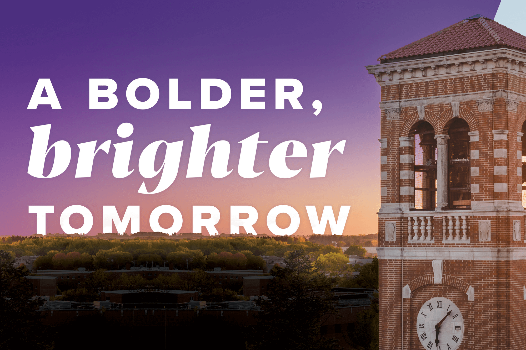 A bolder, brighter tomorrow