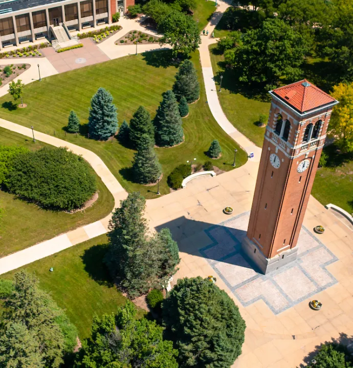 Campanile and central campus