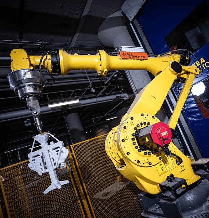 robotic arm in the department of applied engineering and technical management 