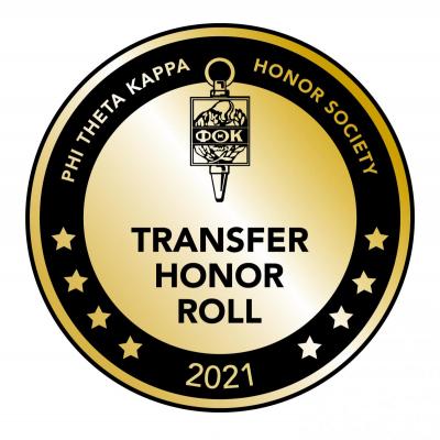 Transfer honor roll badge