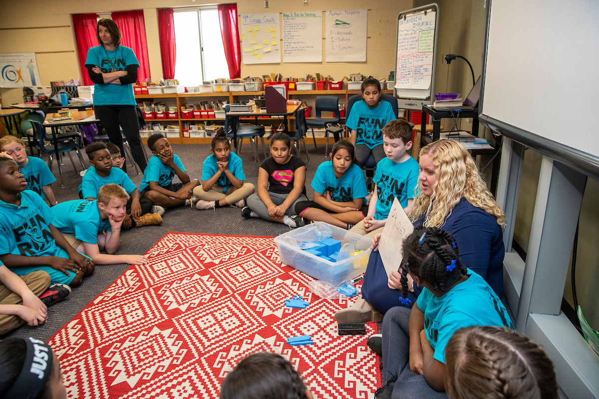 Irving Elementary classroom