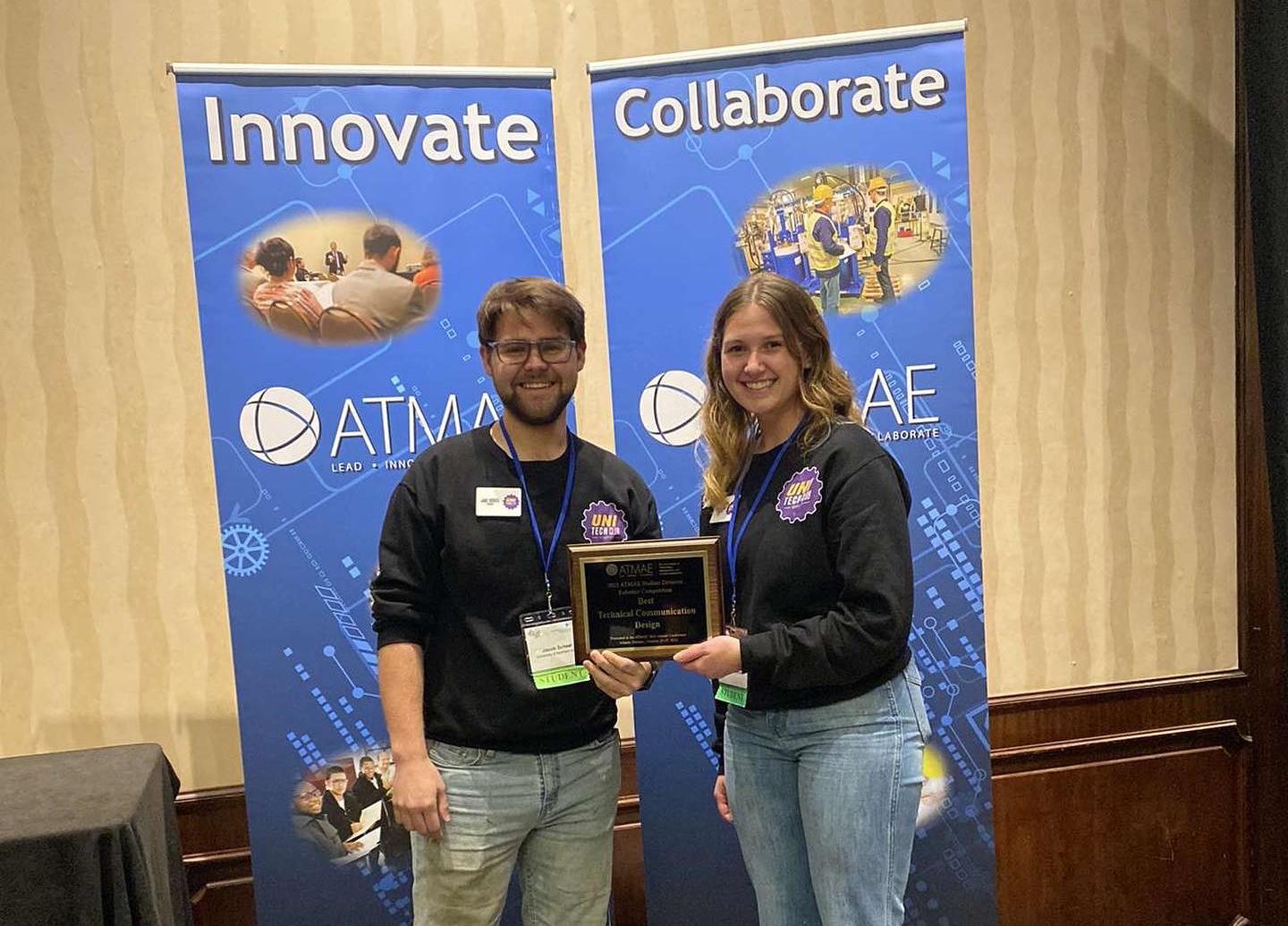 UNI Technology Club with award.