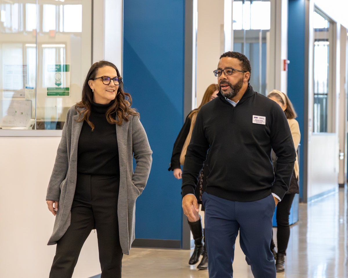 Lt. Gov. Cournoyer with Stewart Carter