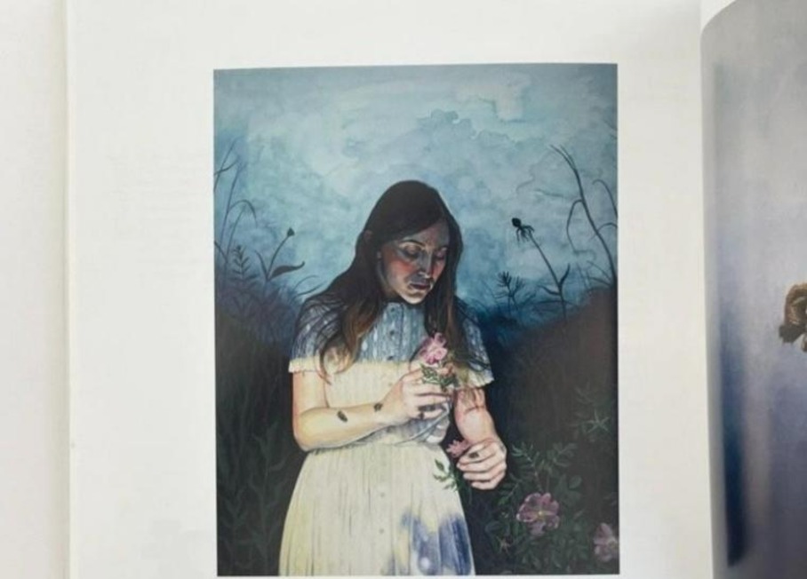 Caylin Jayde's artwork in "New American Paintings"
