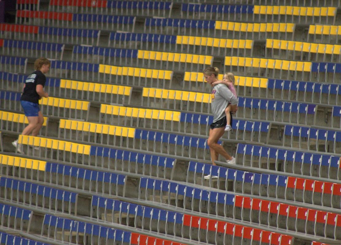 UNI ROTC stair climb honors 9/11 first responders
