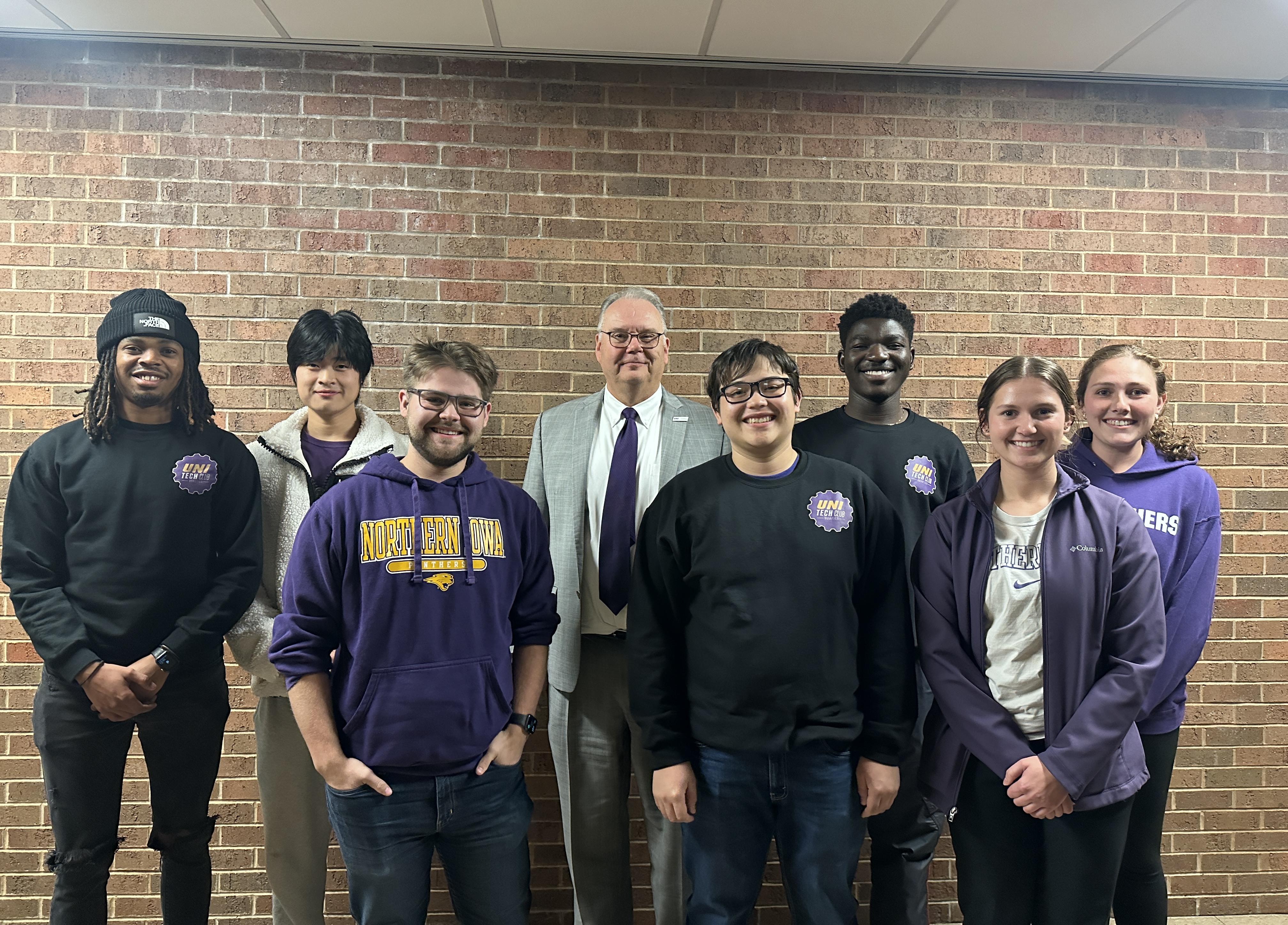 UNI Technology Club and John Fritch