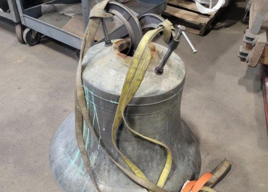 Meneely bell with lug removed