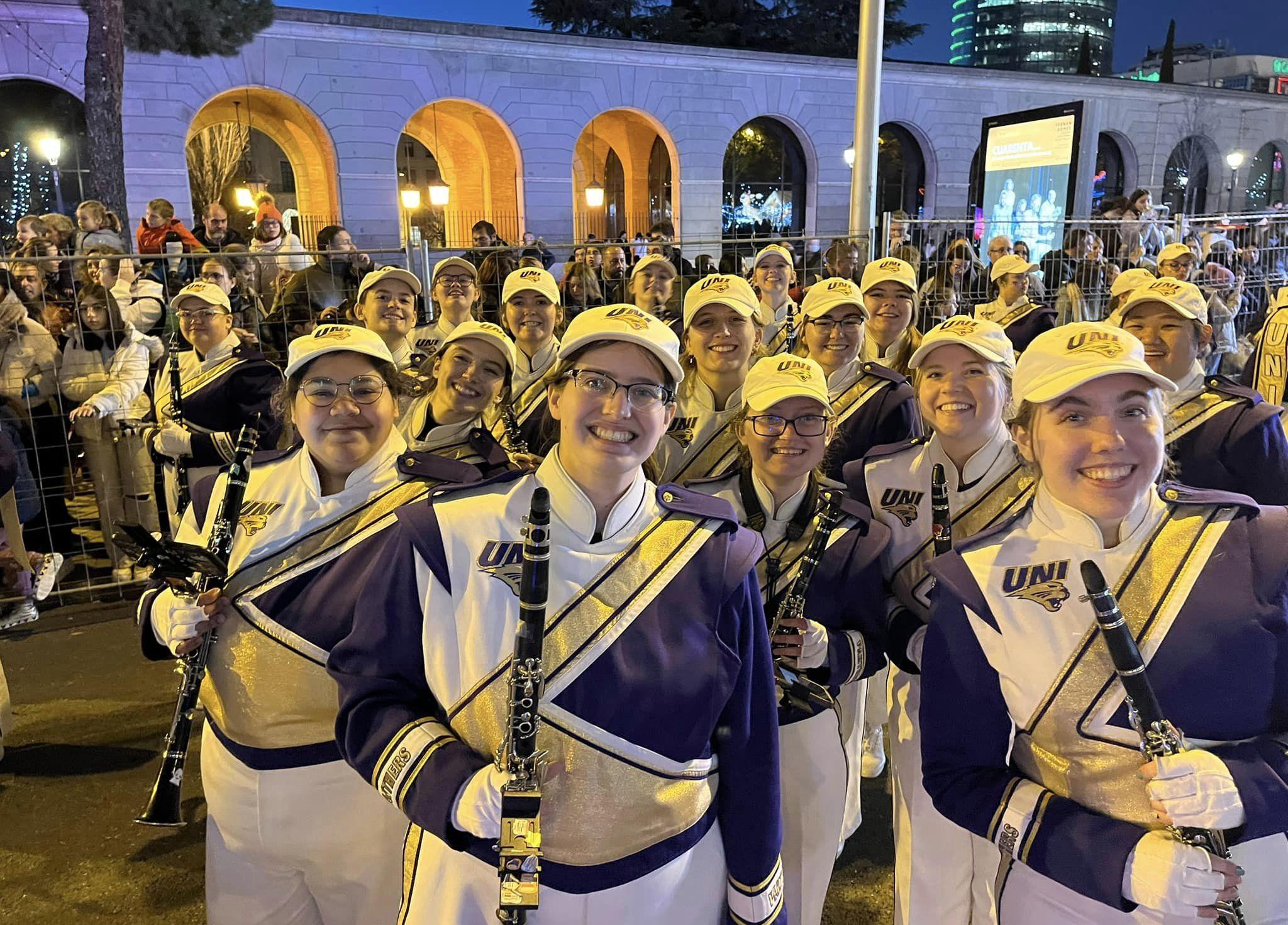 Panther Marching Band in Spain