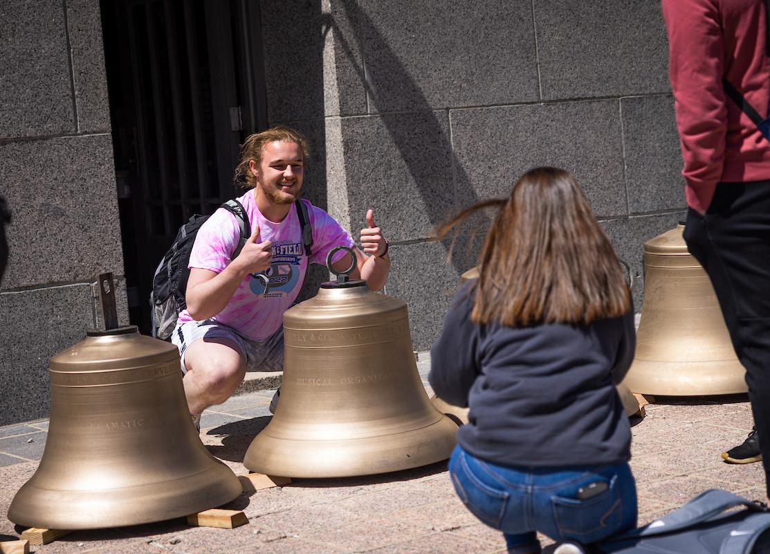 Community welcomes back the carillon bells