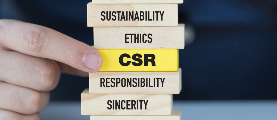 Building blocks with words: resources, sustainability, ethics, CSR, responsibility, sincerity, long-term