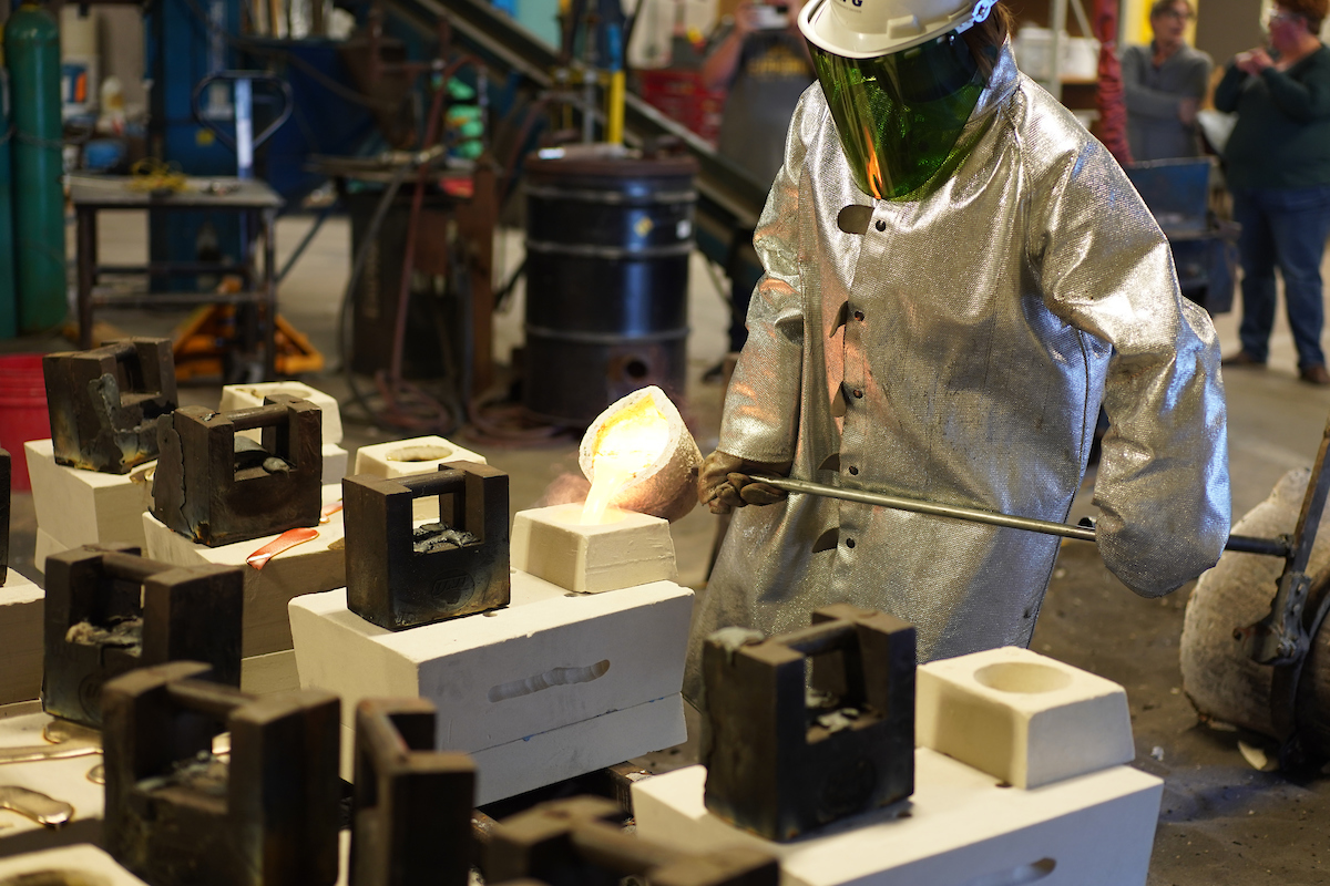 UNI Metal Casting Center in the Applied Engineering Building