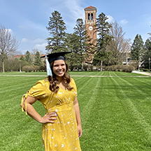 UNI graduate Emma Gruhn