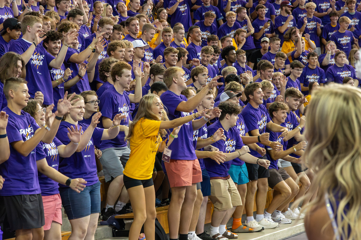 UNI's 150th class at Panther Welcome