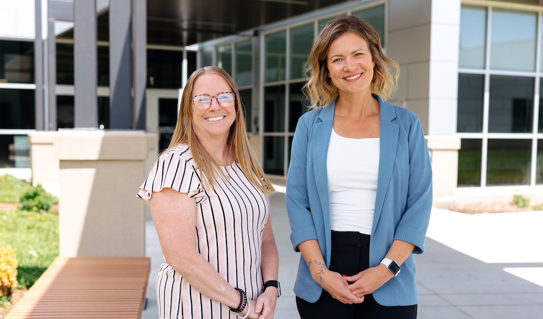 Carrie Heinzerling and Megan Allen