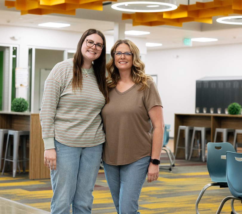 Ashlyn and Bobbi Metcalf, daughter and mother special education teachers