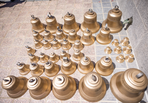 Shiny new Campanile bells