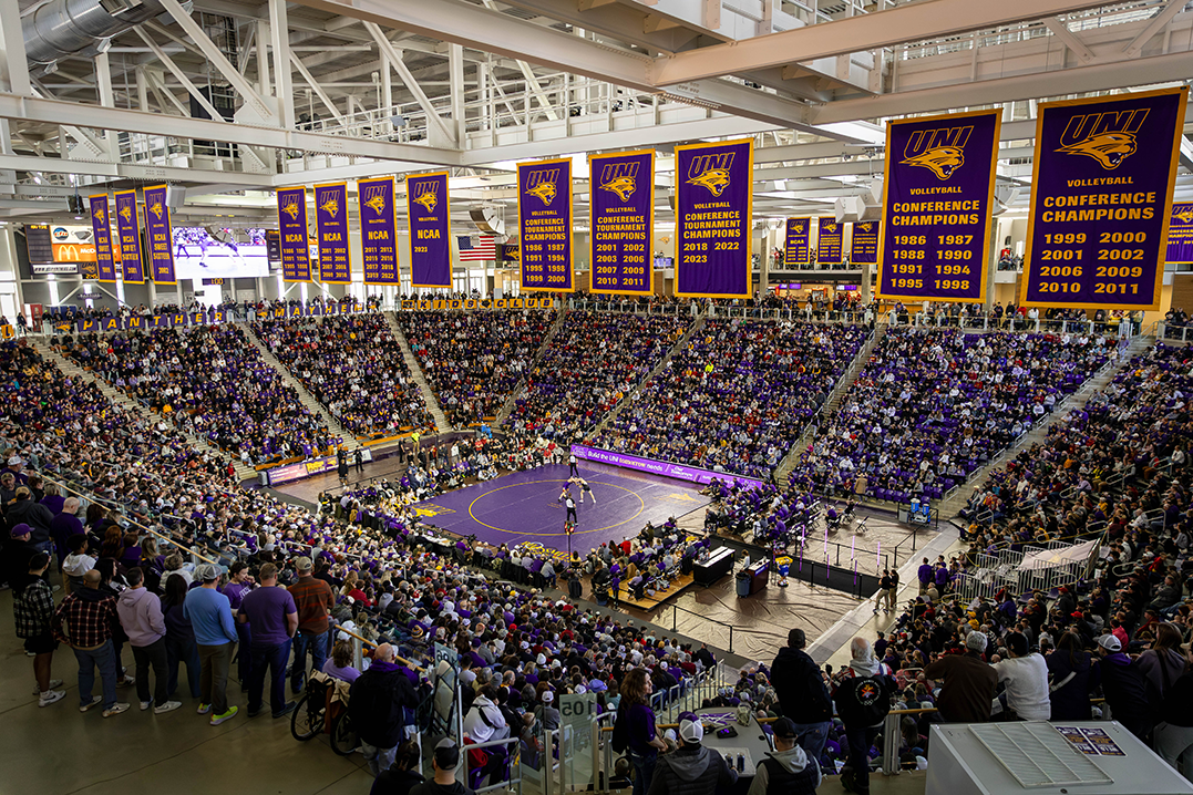 A packed McLeod Center
