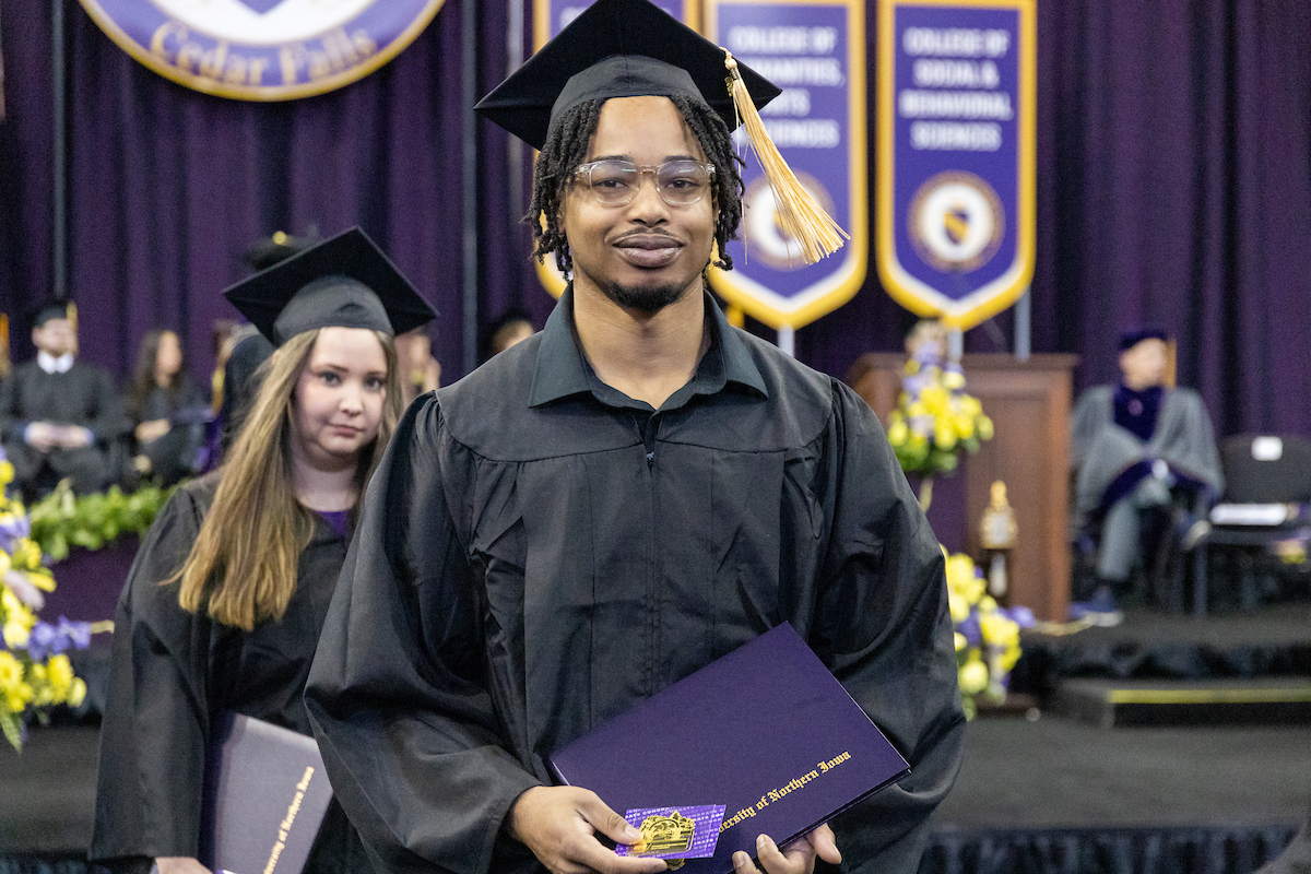 UNI students at Commencement