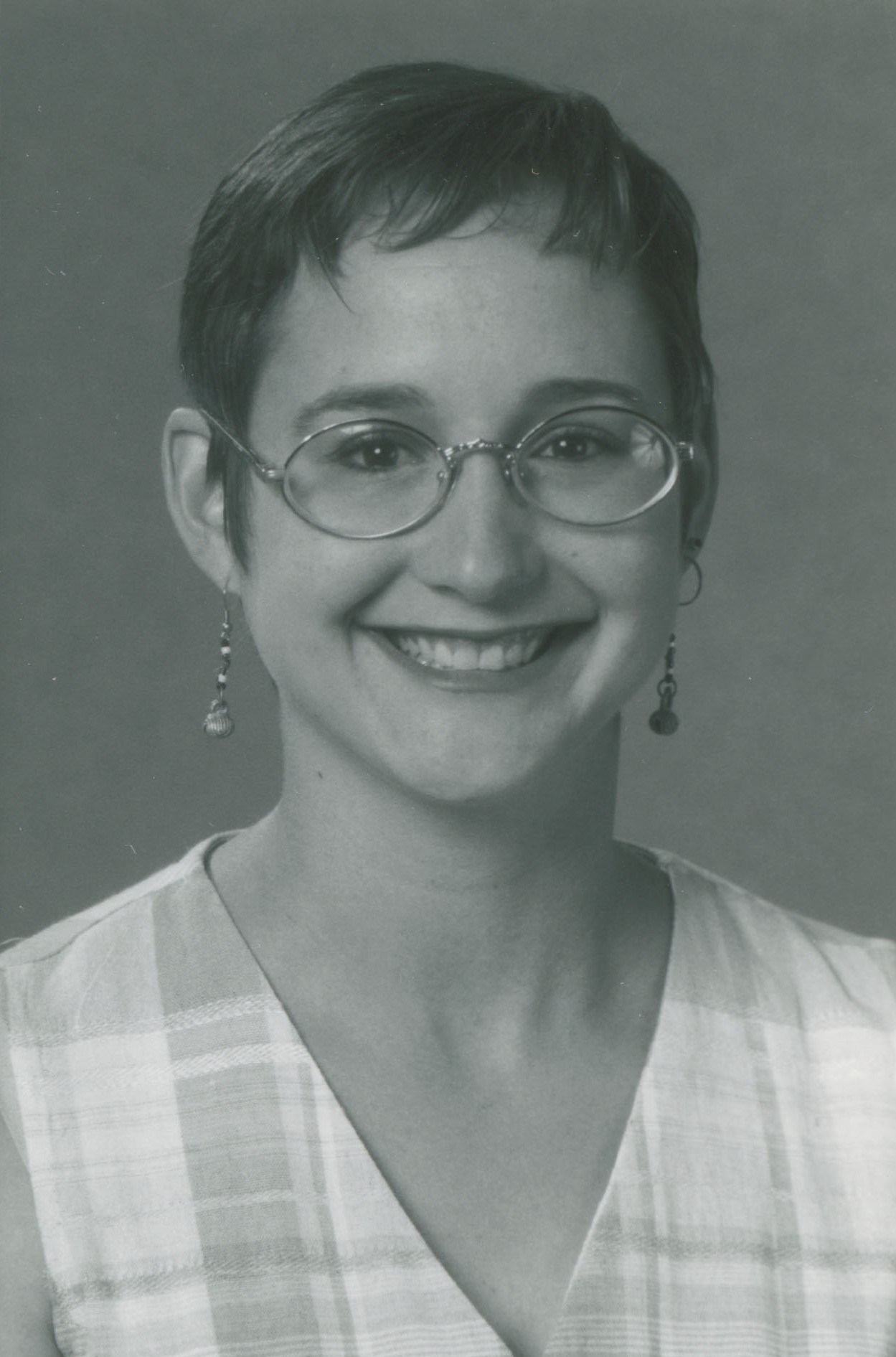 Early faculty photo of Becky Wilson Hawbaker