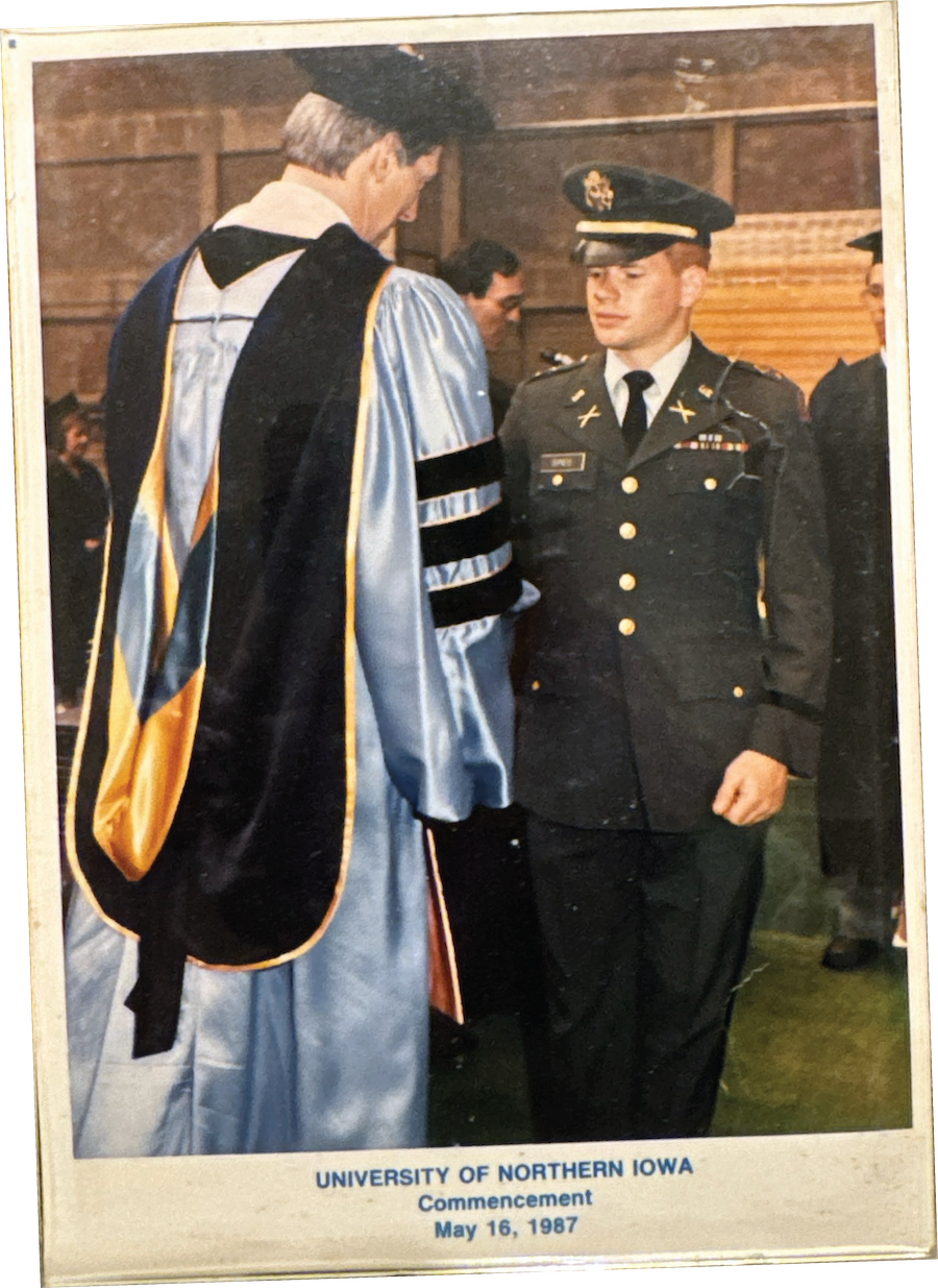 David Spies at 1987 Commencement