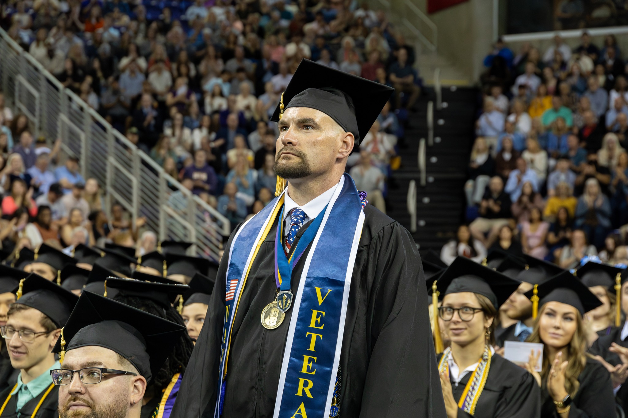 Marvin Carr at Commencement