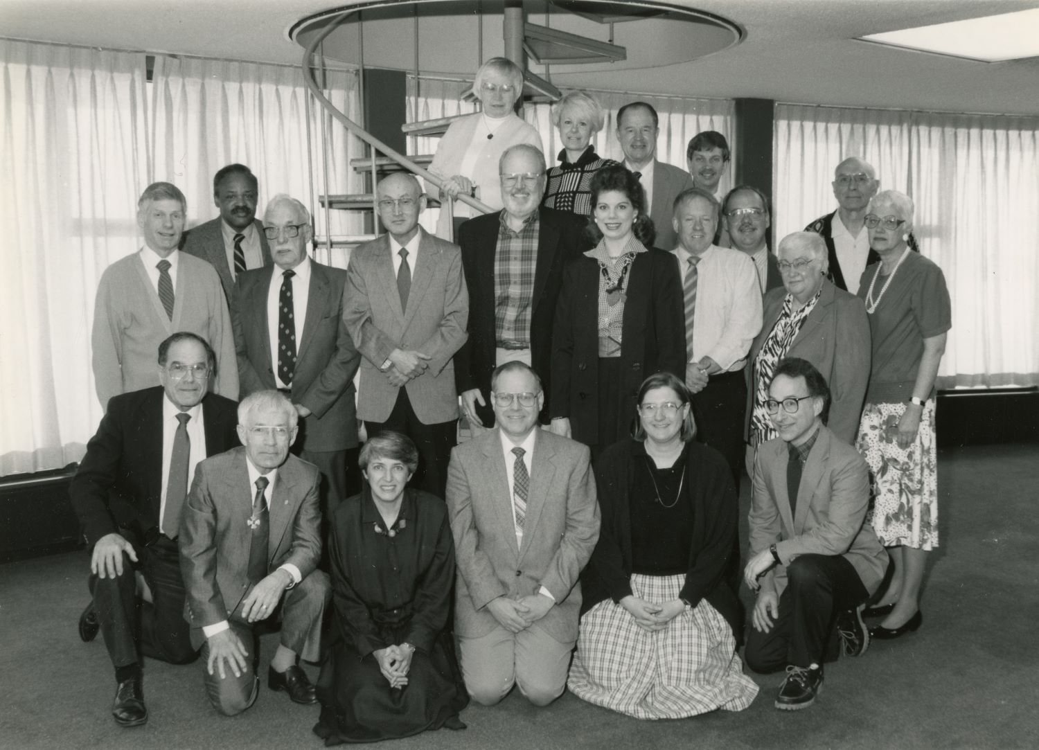 Froyen and the departmental faculty 