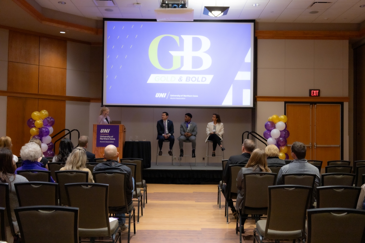 Dylan Keller, Jamal White and Tatiana Rice at GOLD & Bold reception