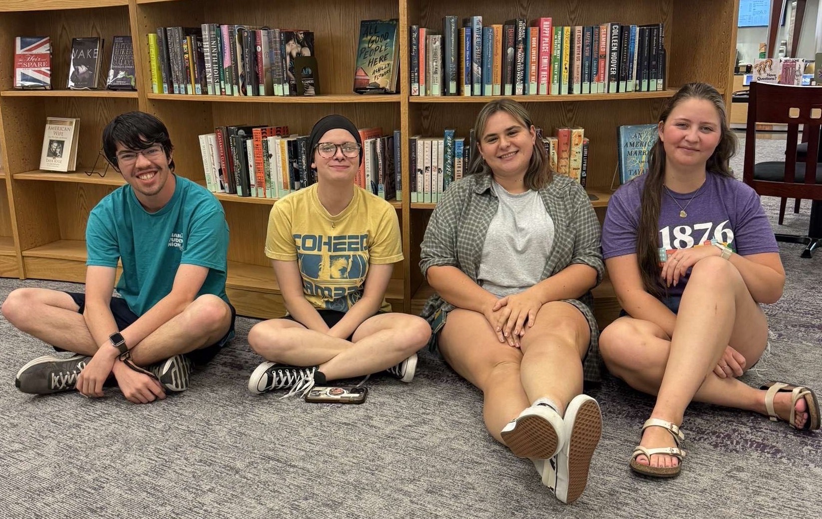 Exec board of the UNI Book Lovers club.
