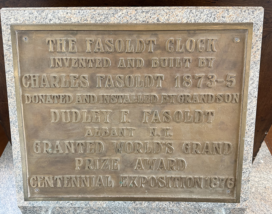 The mysterious plaque