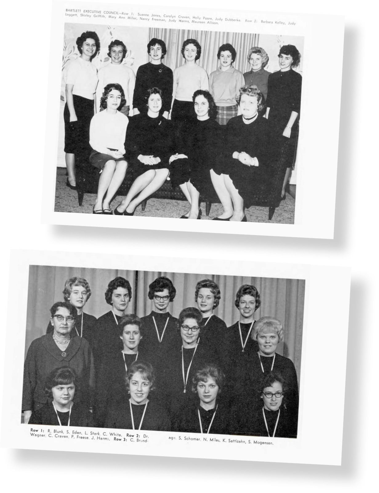 Old yearbook photos of Judy