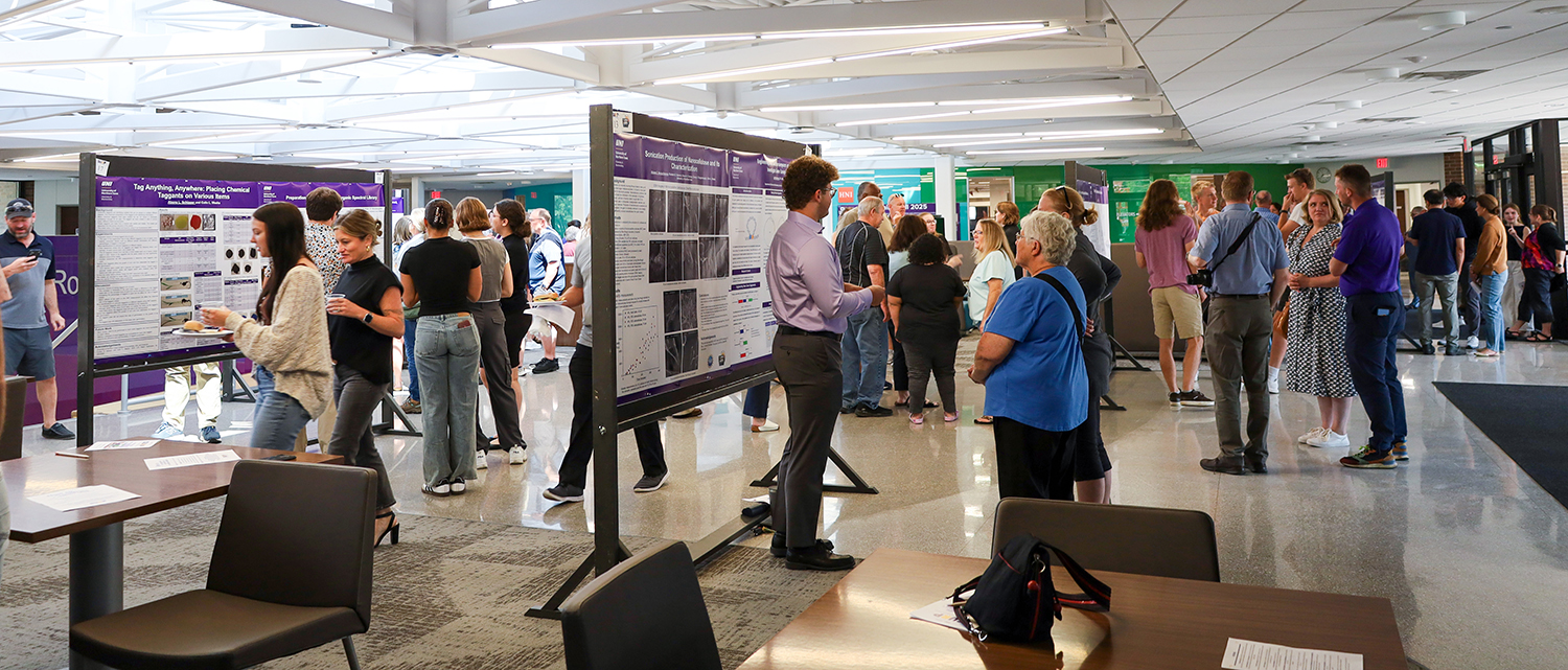 Students take part in the Summer Undergraduate Research Program (SURP) Symposium at UNI.