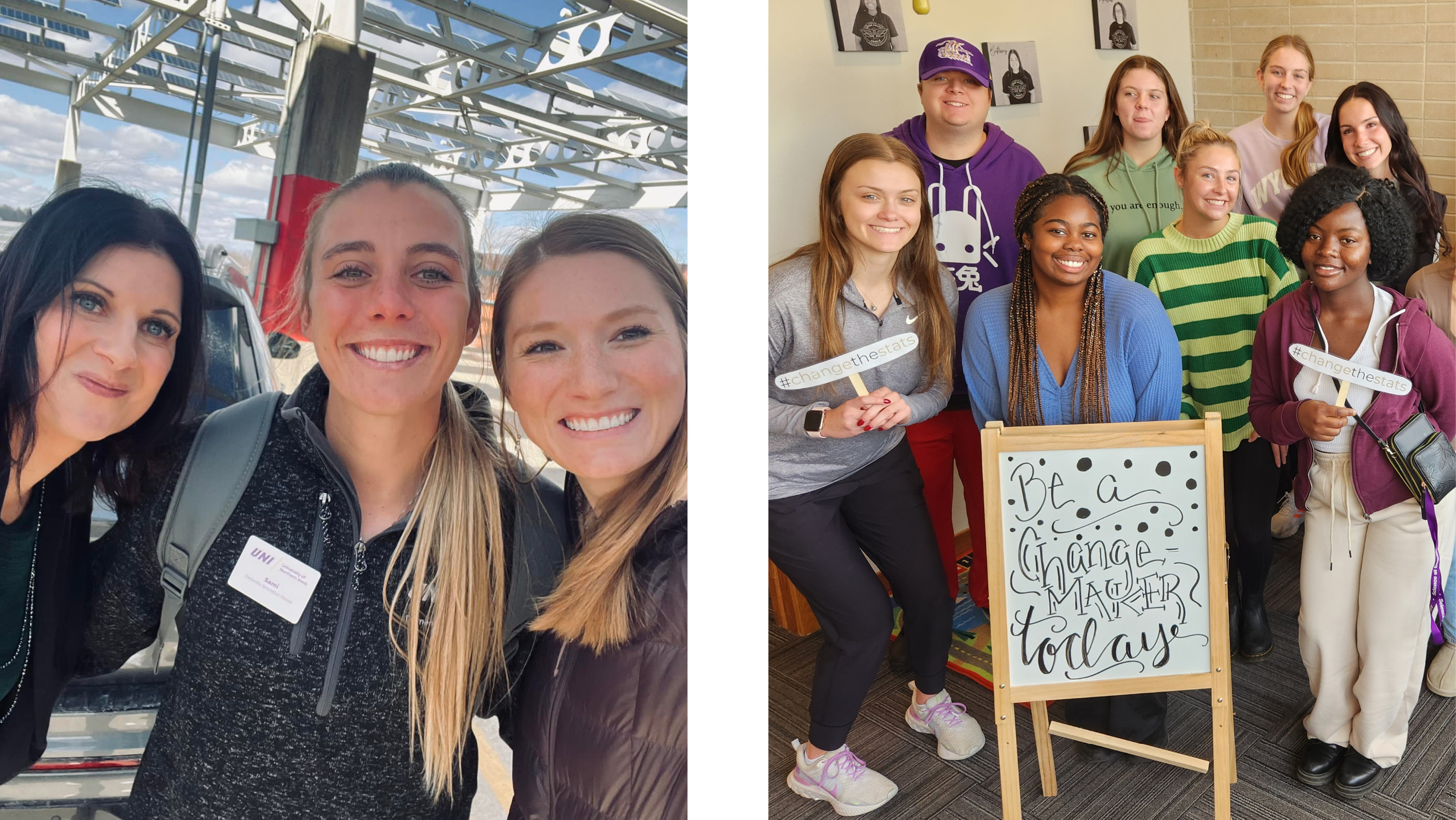 Students from Family, Aging and Counseling programs