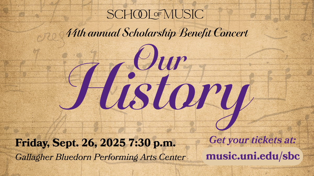 Our History - Scholarship Benefit Concert