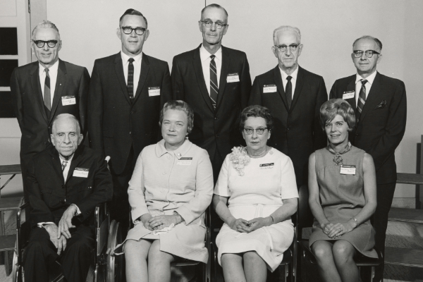 Recipients of the 1968 Alumni Service Award.