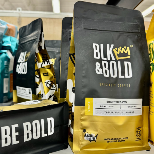 Cezar's coffee brand "BLK & Bold."