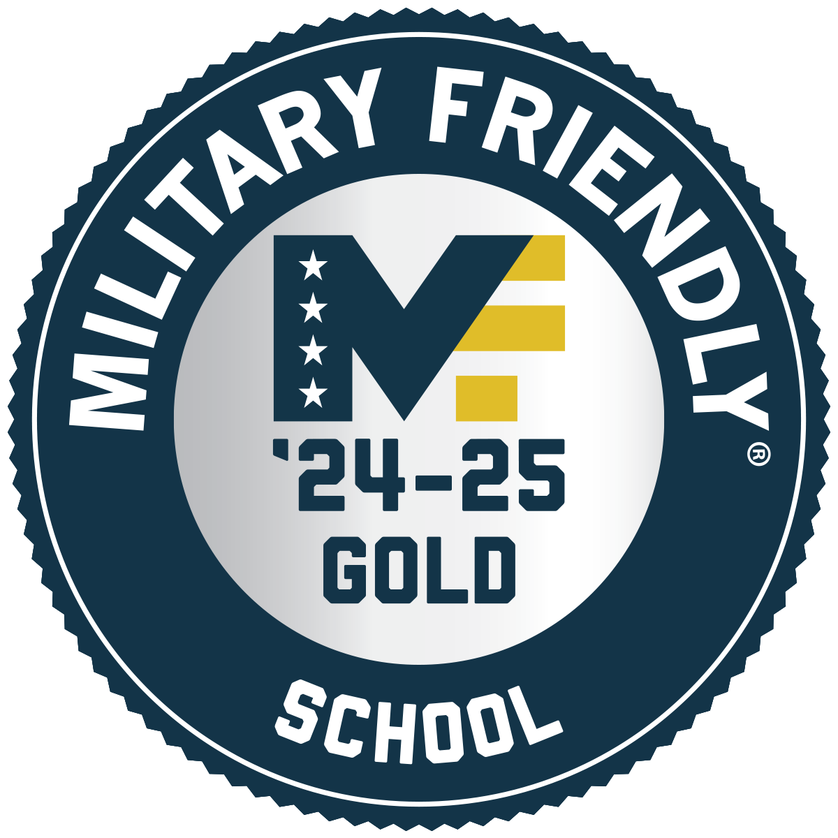 Military Friendly School 2024-2025 Gold