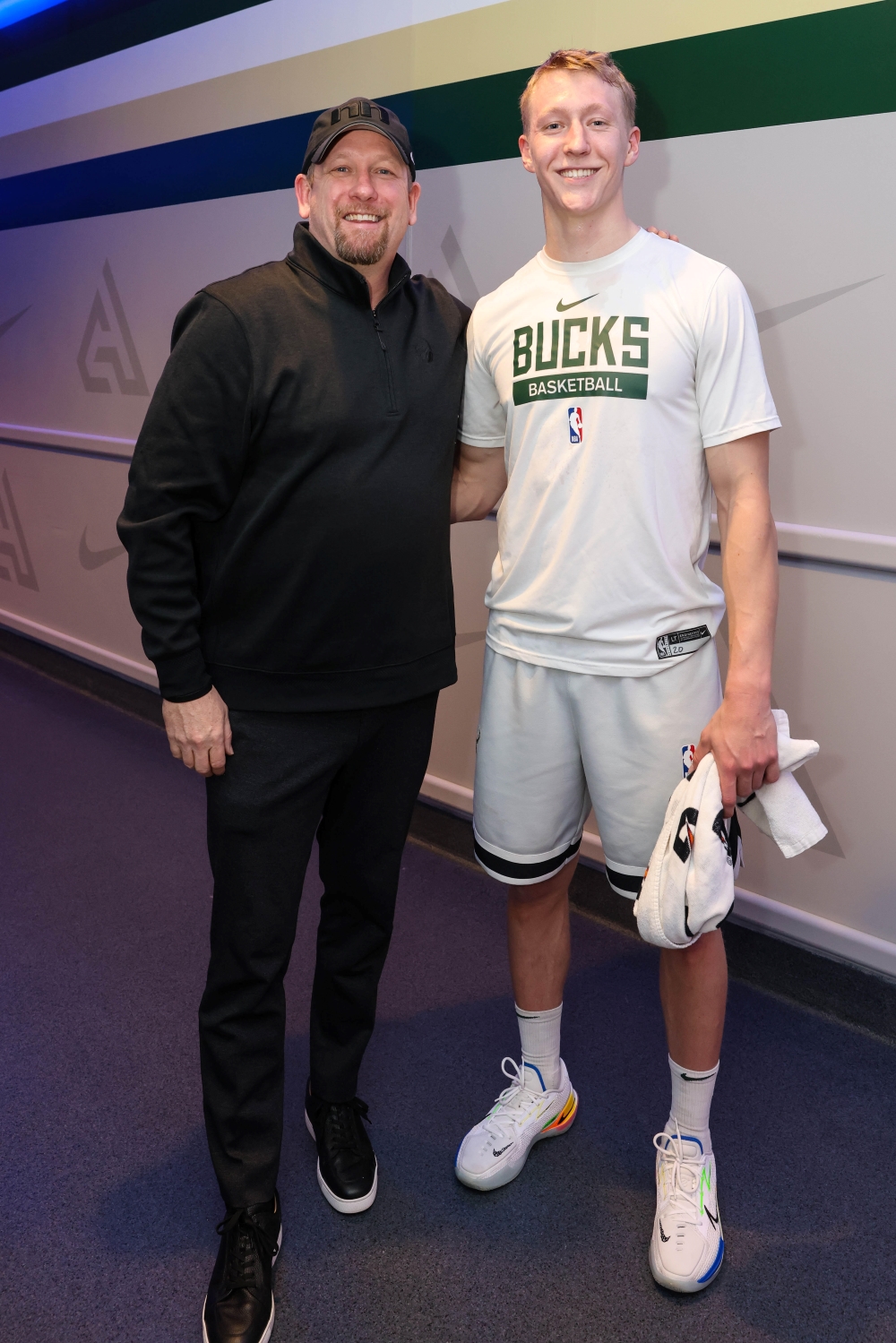 Nick Nurse and AJ Green.