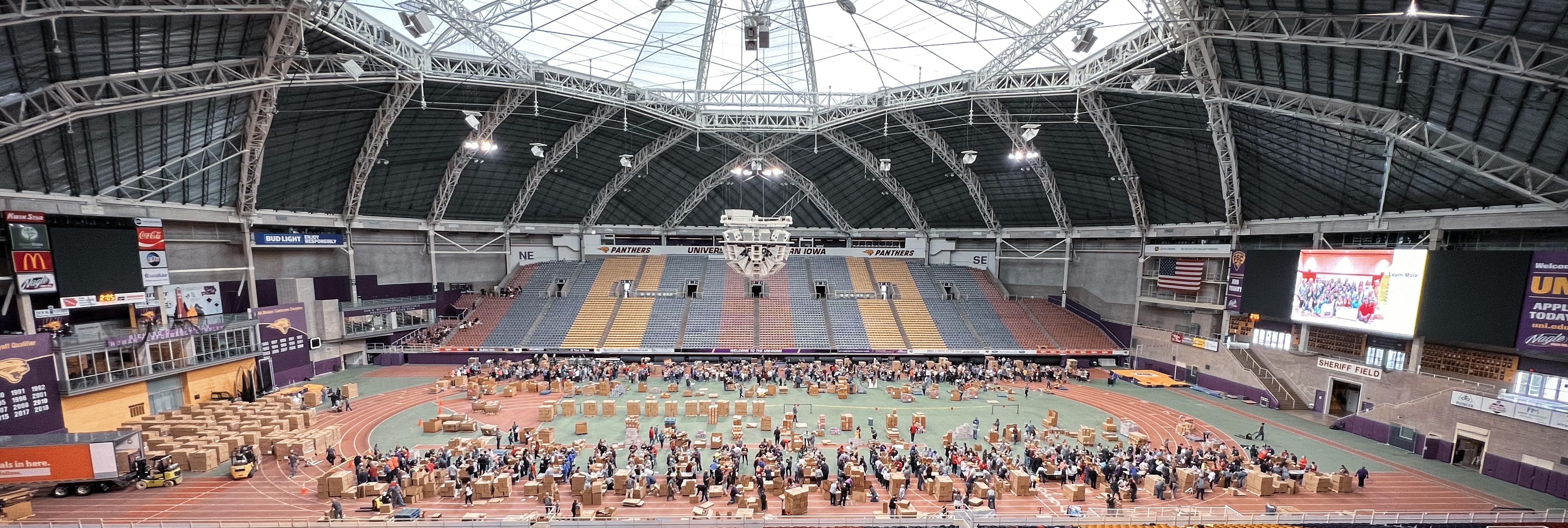 Overview shot of the dome.