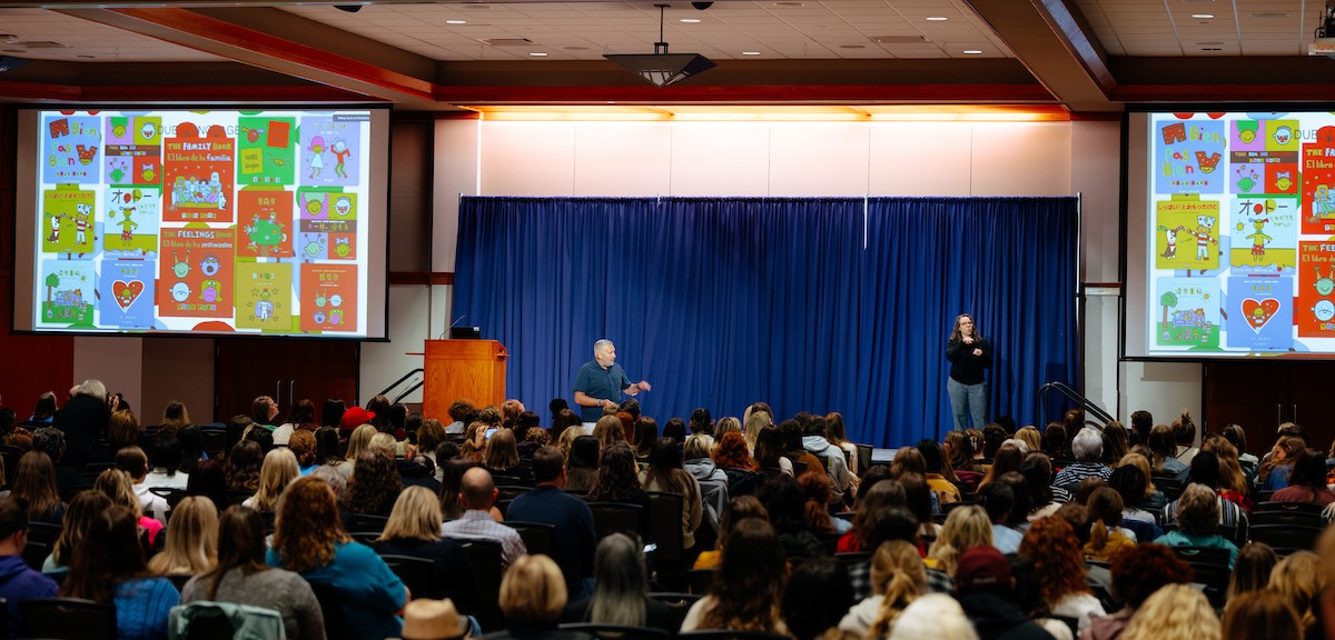 SEL Conference 2024 speaker with crowd