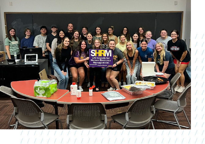 SHRM organization poses for a group photo