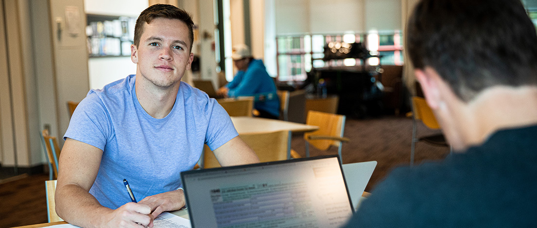 Students stying for the CPA exam