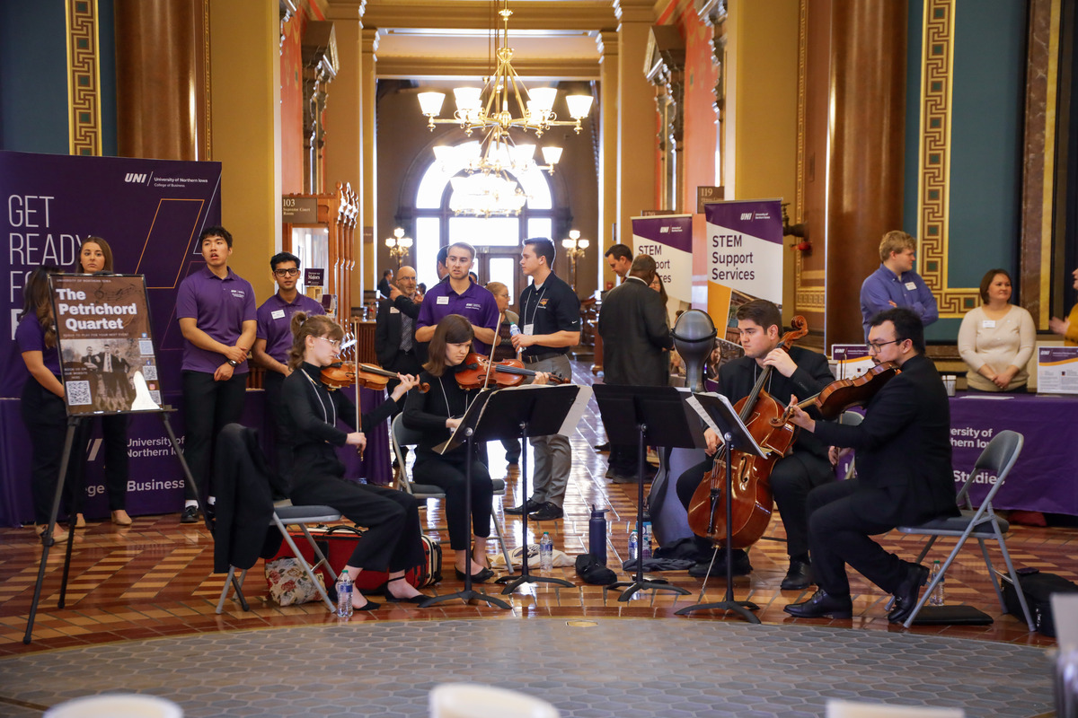 Orchestra plays at UNI Day at the Capitol