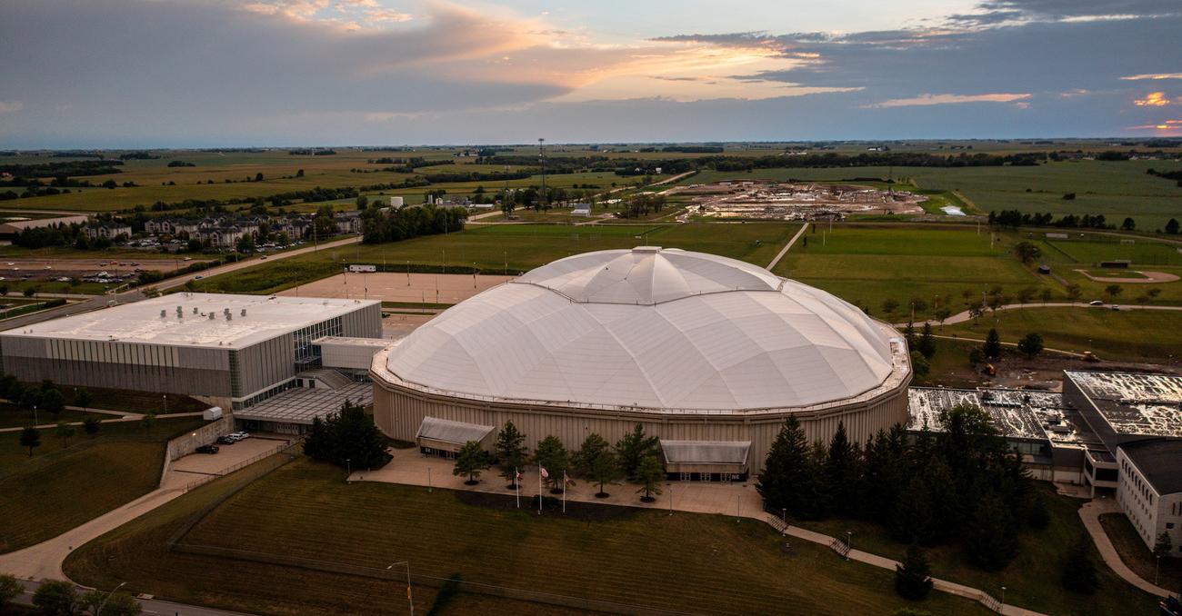 UNI-Dome aerial view