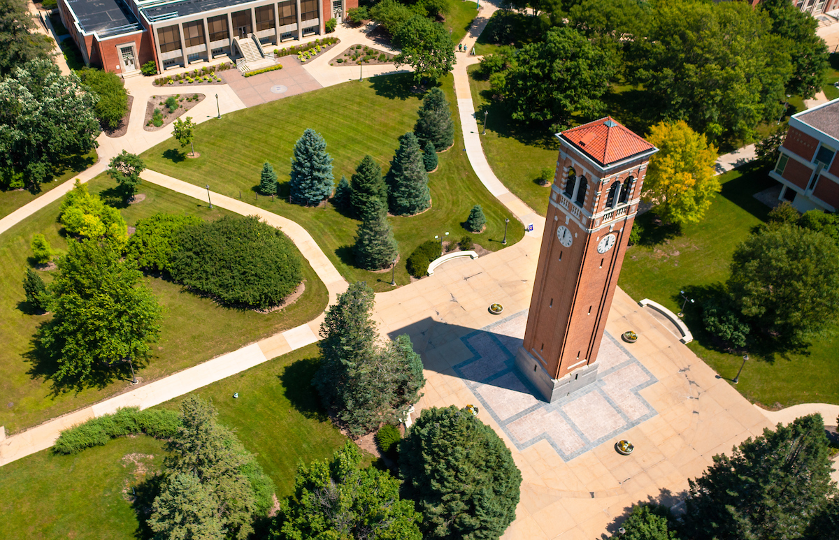 Campanile and central campus