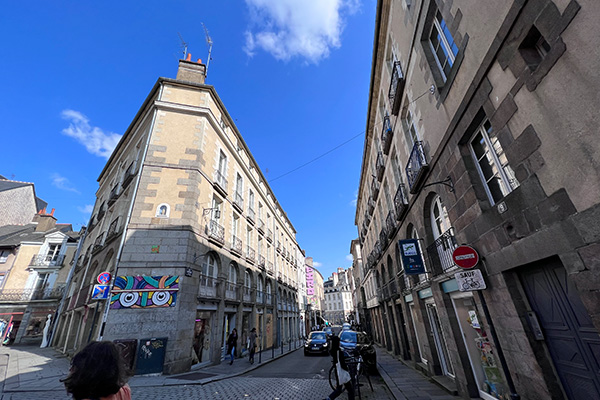 Streets of Rennes France