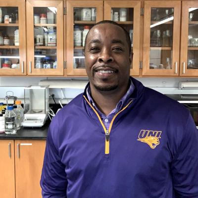 UNI biology professor Jerreme Jackson.