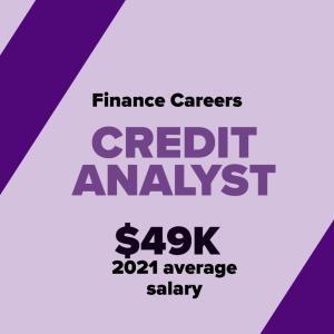 Finance careers: credit analysts made an average of $49,000 in 2021