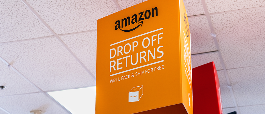 Amazon Return Sign