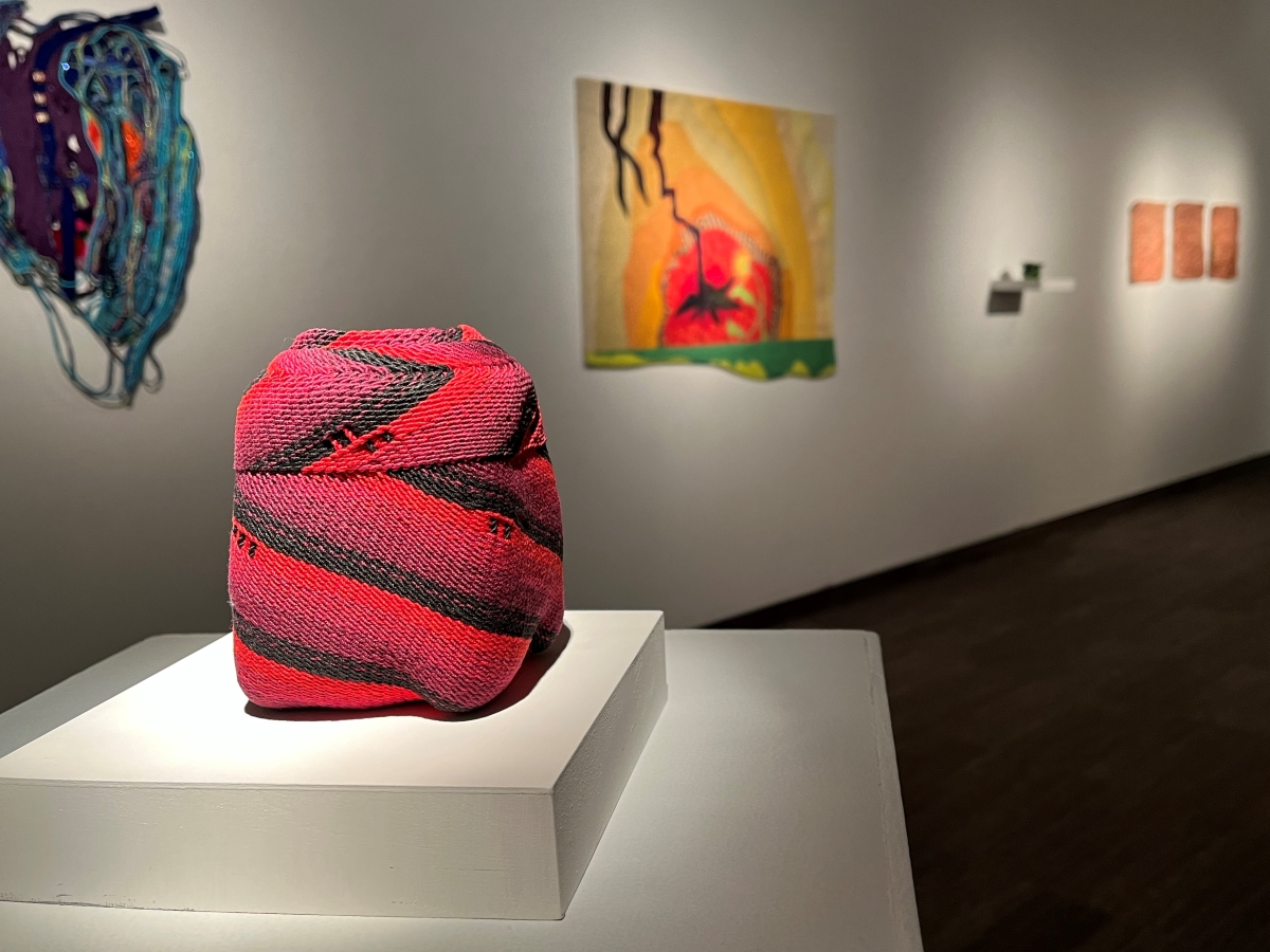 Artwork from &quot;Thread, Pattern, Form: Work by Iowa Surface Design Association Artists&quot;