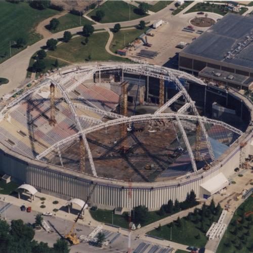 Construction of the UNI-Dome.
